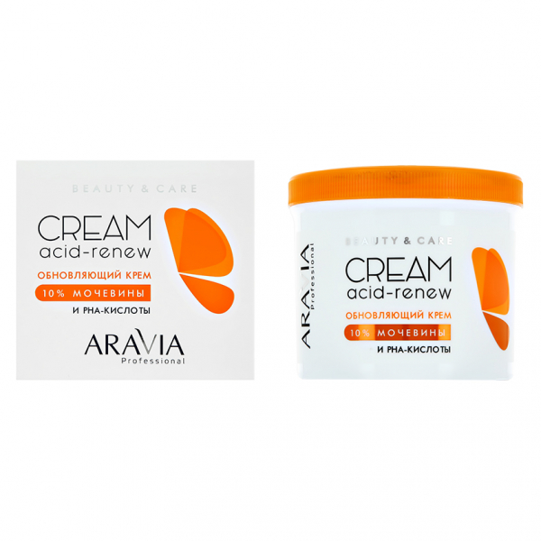 Крем для лица и тела `ARAVIA` `PROFESSIONAL` BEAUTY&CARE с PHA-кислотами и мочевиной (обновляющий) 550 мл