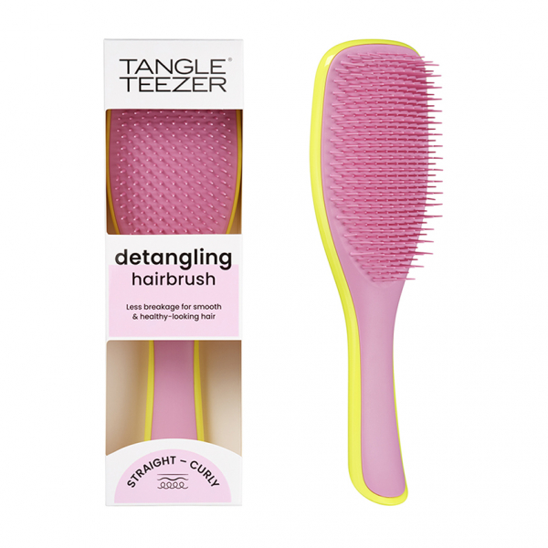 Расческа для волос `TANGLE TEEZER` THE ULTIMATE (WET) DETANGLER Hyper Yellow Rosebud для всех типов волос